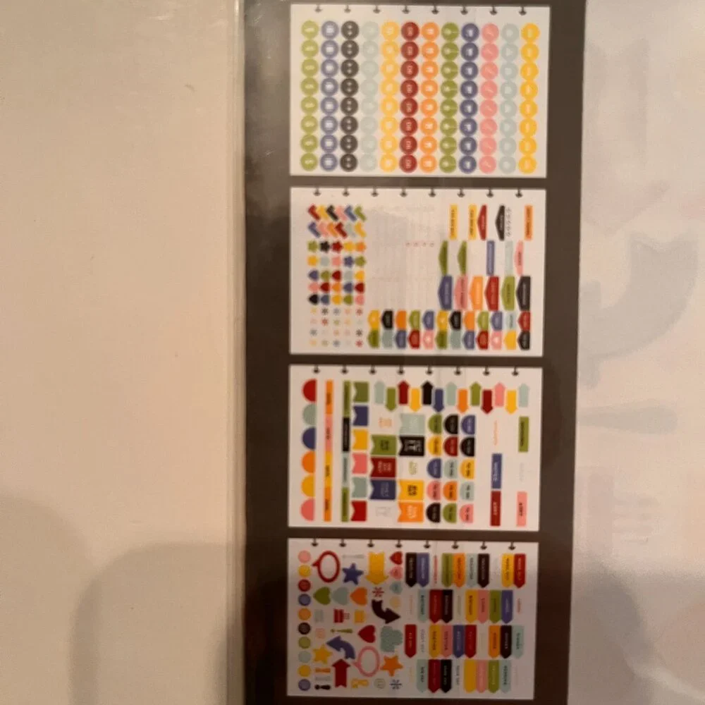 Organizational Stickers for Notebooks, Calendars &‎  Datebooks (3 packs / new/x)